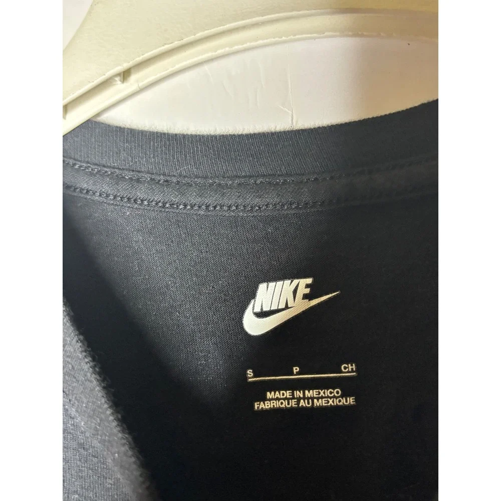 Nike Mens Black Graphic T-Shirt‎ Short Sleeve Doodle Art '72 Trophy Small